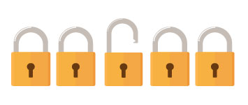 padlocks illustration