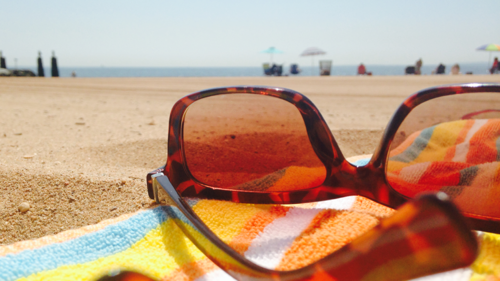 Beach during summer slump